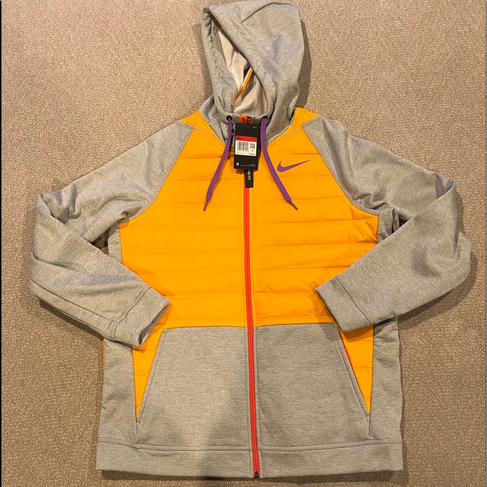 NEW Nike Mens Large Training Jacket Full Zip Hoodie